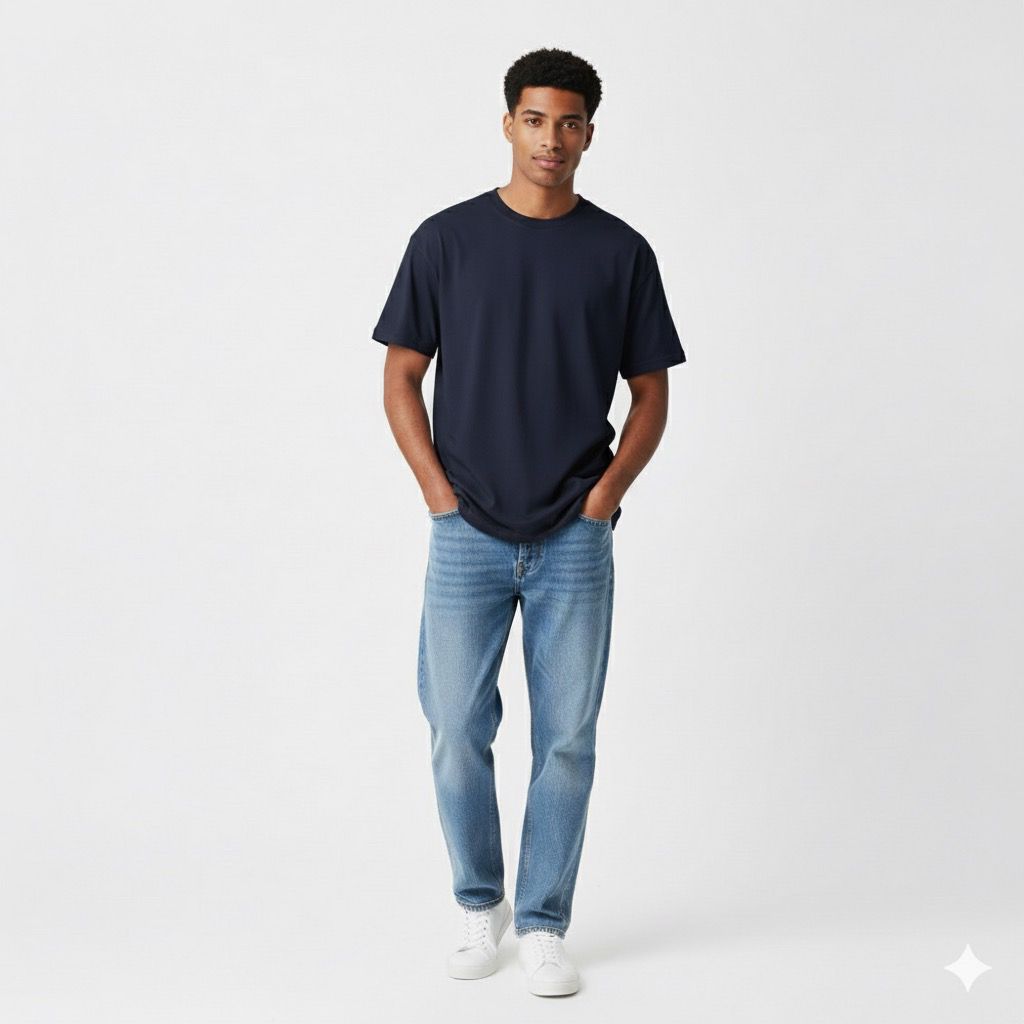 Oversized Navy Blue T-shirt